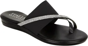 ITALIAN Shoemakers Womens Bellini Sandal 7 Black