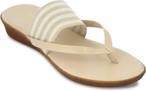 ITALIAN Shoemakers Womens Regatta Wedge Sandals 7 White