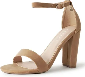 J. Adams Shirley Heels for Women - Ankle Strap High Heel Dressy Sandals