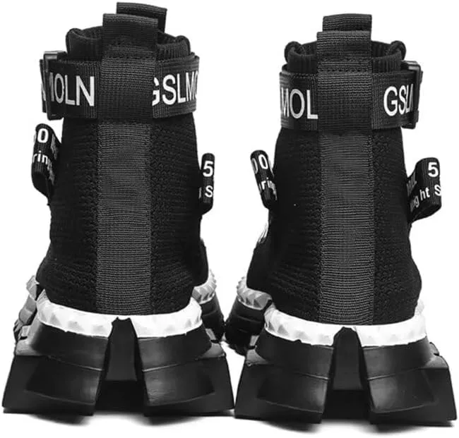 Jakcuz Lace up High Top Walking Shoes for Women Fashion Breathable Mesh Outdoor Sport Athletic Gym Casual Sneakers Ladies