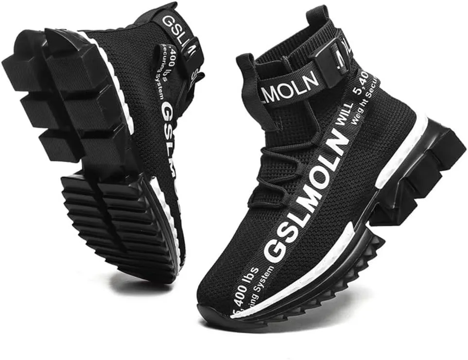 Jakcuz Lace up High Top Walking Shoes for Women Fashion Breathable Mesh Outdoor Sport Athletic Gym Casual Sneakers Ladies
