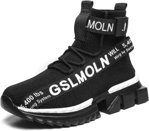 Jakcuz Lace up High Top Walking Shoes for Women Fashion Breathable Mesh Outdoor Sport Athletic Gym Casual Sneakers Ladies