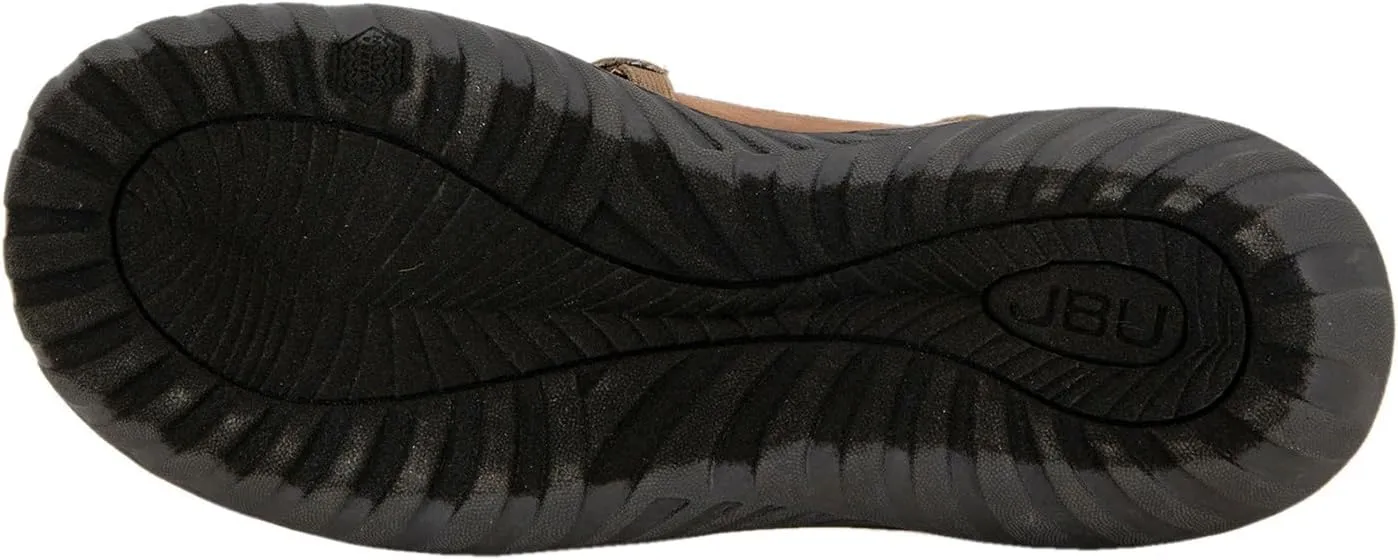 JBU Womens Dove T-Strap Flats Casual - Black