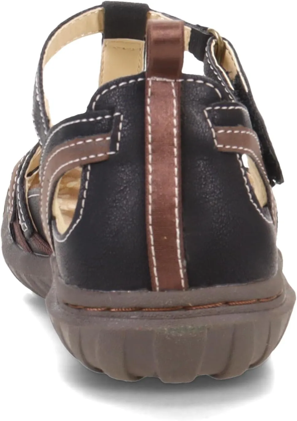 JBU Womens Dove T-Strap Flats Casual - Black
