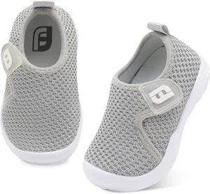 JOINFREE Toddler Boys Girls Barefoot Shoes Breathable Kids Sneakers Lightweight Walking Shoes Slip On Tennie Shoes Wide School Shoes