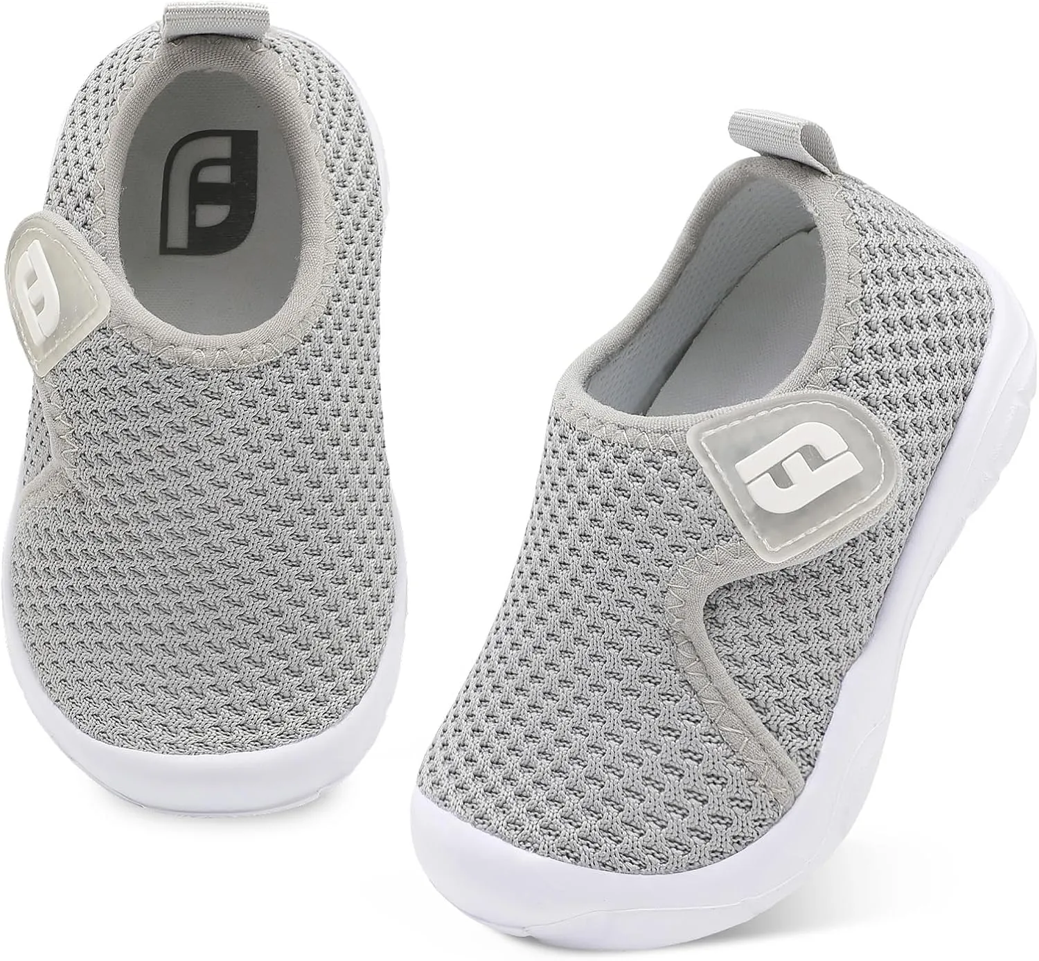 JOINFREE Toddler Boys Girls Barefoot Shoes Breathable Kids Sneakers Lightweight Walking Shoes Slip On Tennie Shoes Wide School Shoes