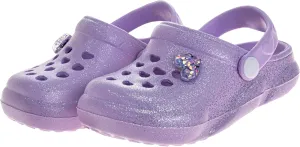 Josmo Kids Stylish Clogs Water Slides for Girls - Summer Beach Pool Heart Slip-on Sandals (Size 5-10 Toddler)