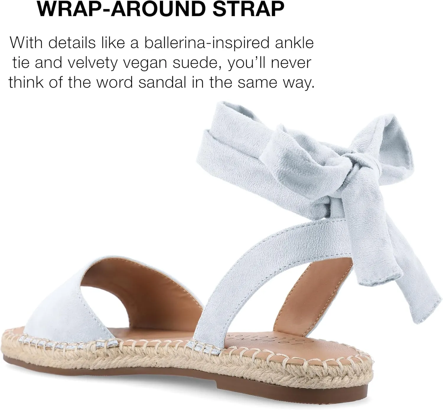Journee Collection Women's Emelie Espadrille Wedge Sandal