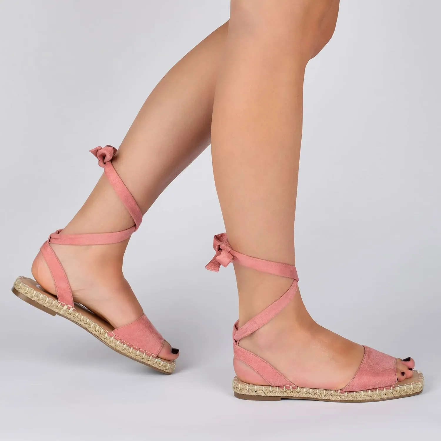 Journee Collection Women's Emelie Espadrille Wedge Sandal