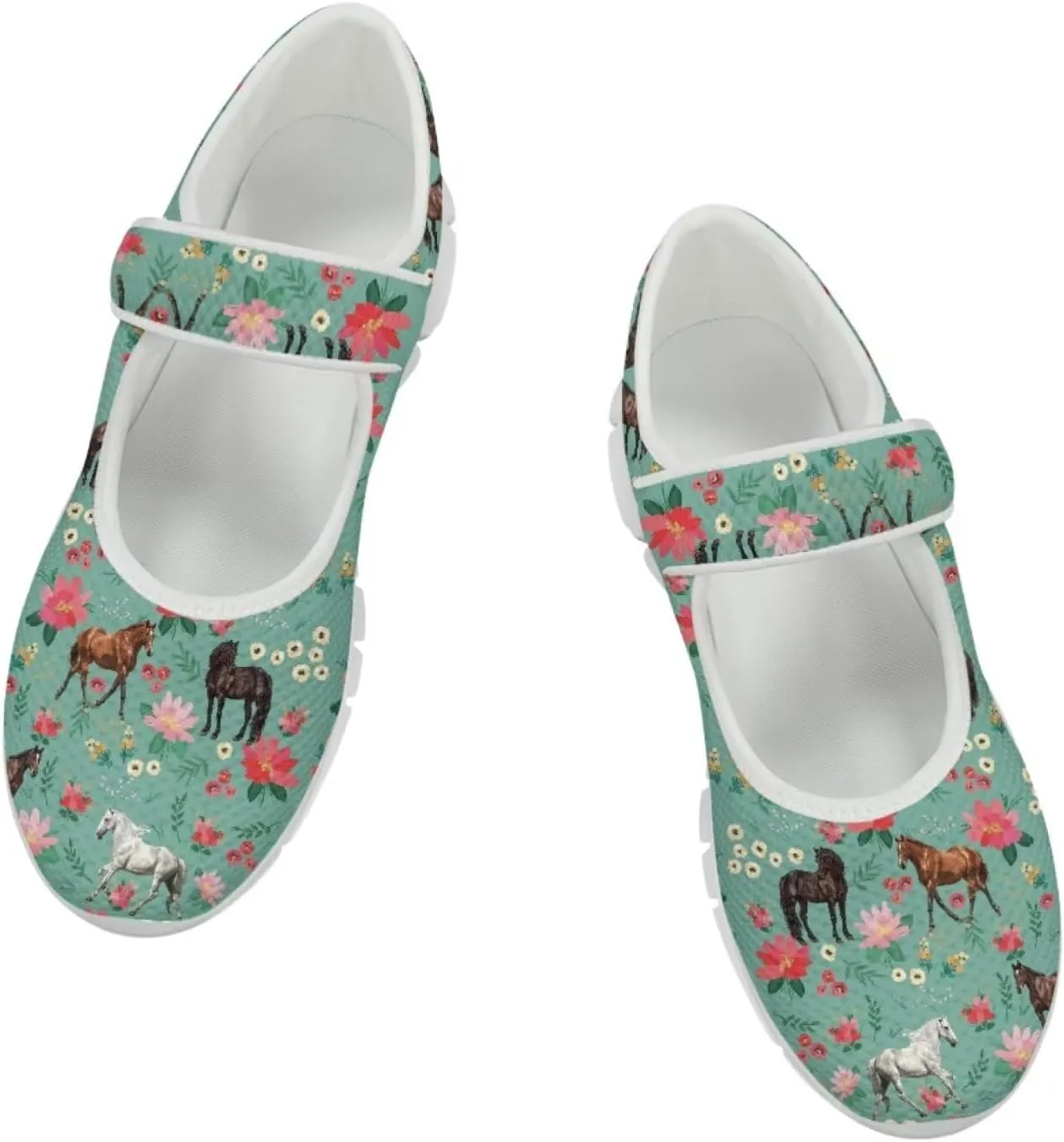 JoyLamoria Rainbow LGBT Walking Shoes Y2K Leopard Flats Arch Support Travel Working Nurse Shoes Light Wight Diabetic Shoes