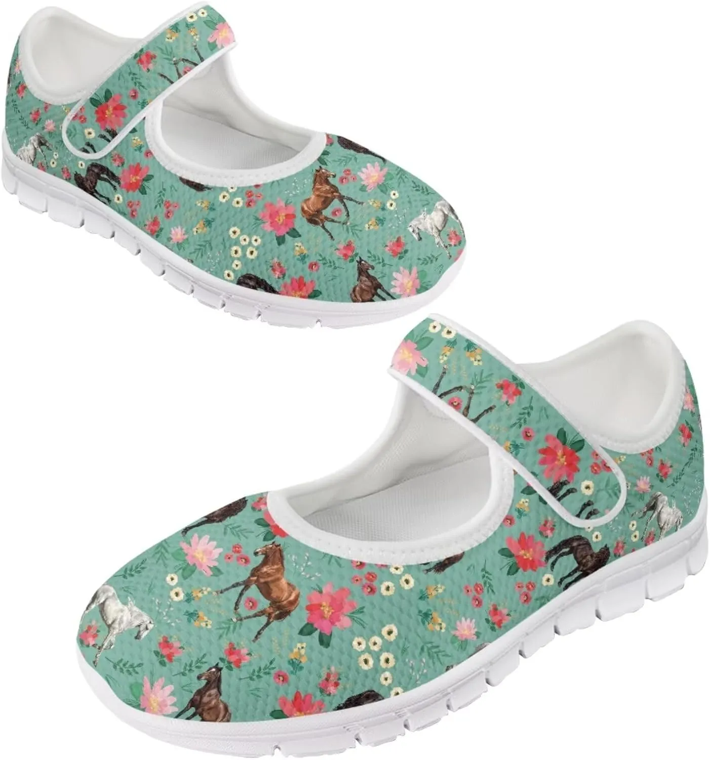 JoyLamoria Rainbow LGBT Walking Shoes Y2K Leopard Flats Arch Support Travel Working Nurse Shoes Light Wight Diabetic Shoes