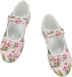 JoyLamoria Womens Comfort Flats Cute Mary Jane Shoes Colorful Dachshund Printed Walking Shoes Ultra Light Wide Fashion Sneakers