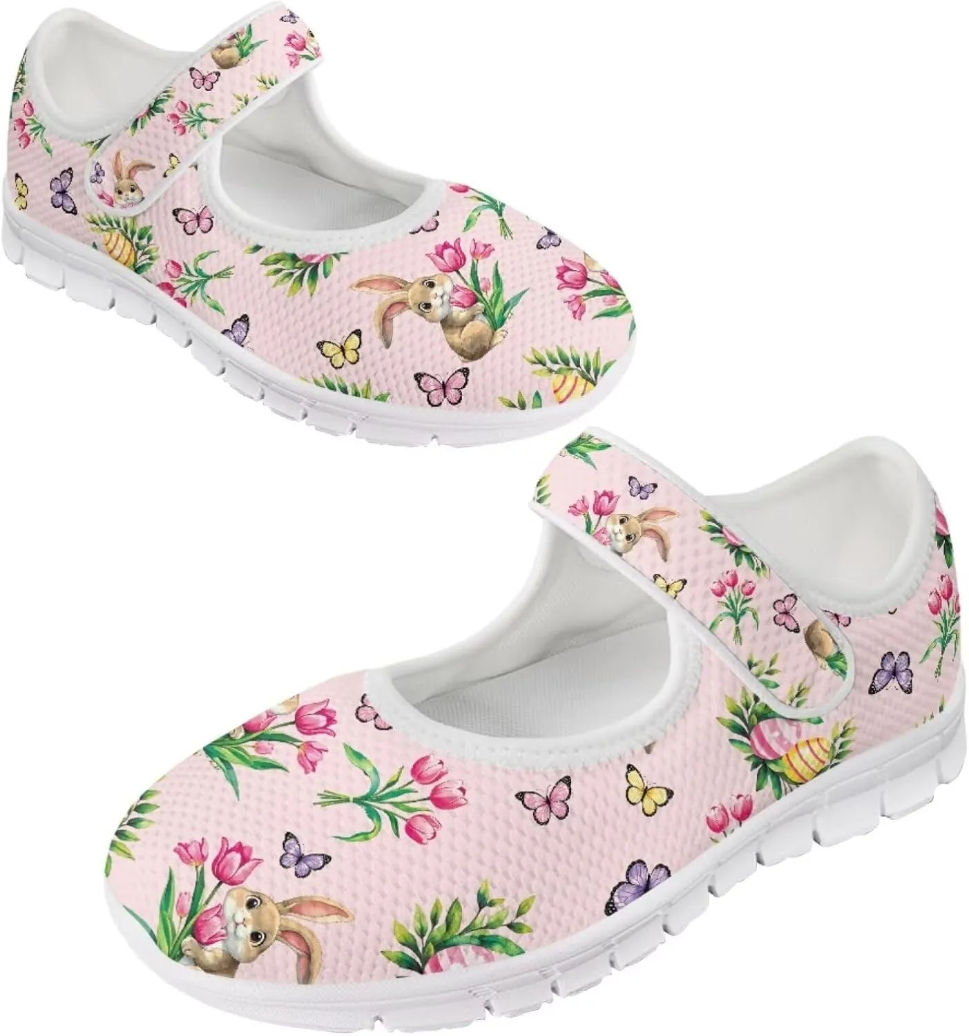 JoyLamoria Womens Comfort Flats Cute Mary Jane Shoes Colorful Dachshund Printed Walking Shoes Ultra Light Wide Fashion Sneakers