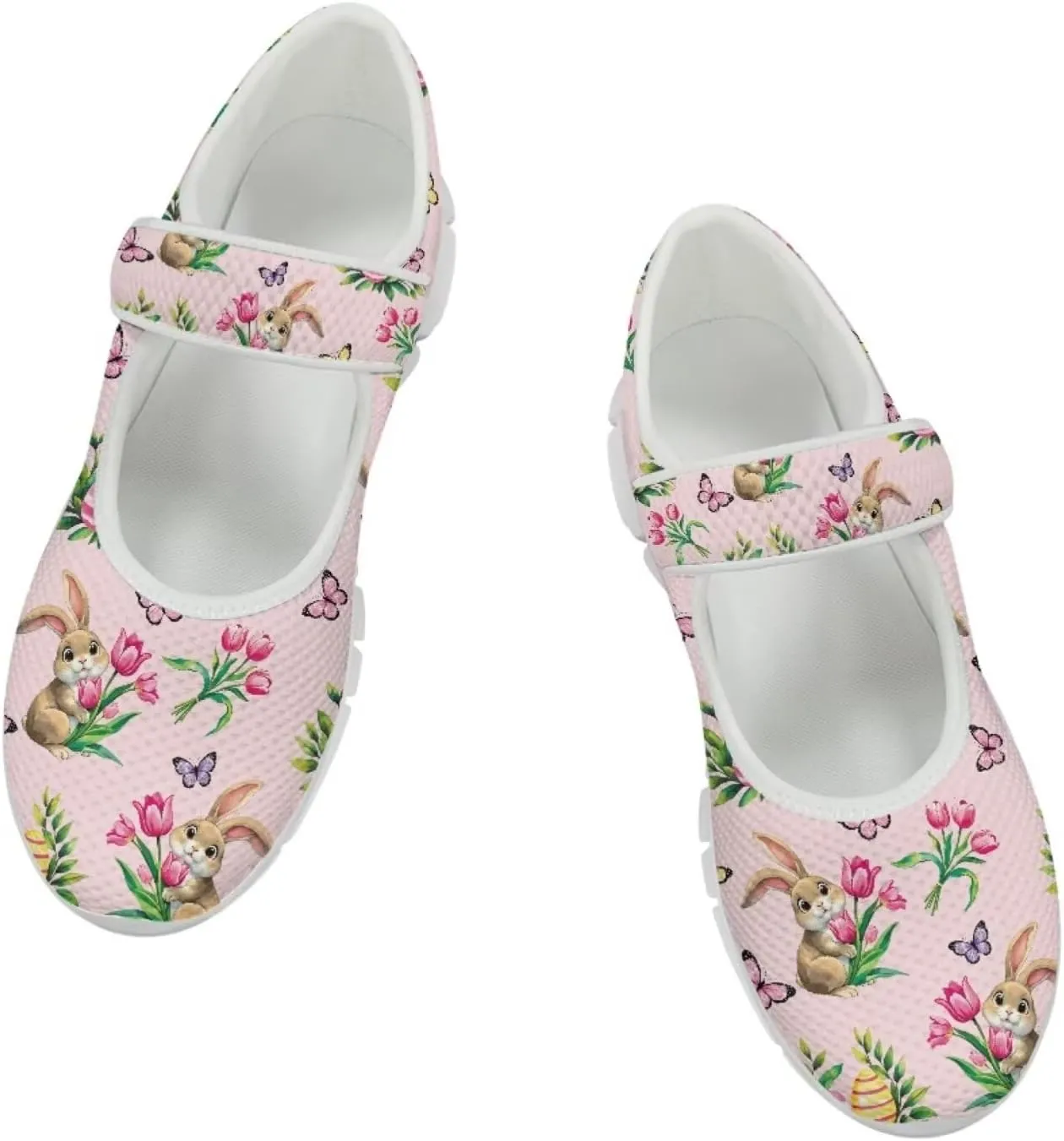 JoyLamoria Womens Comfort Flats Cute Mary Jane Shoes Colorful Dachshund Printed Walking Shoes Ultra Light Wide Fashion Sneakers