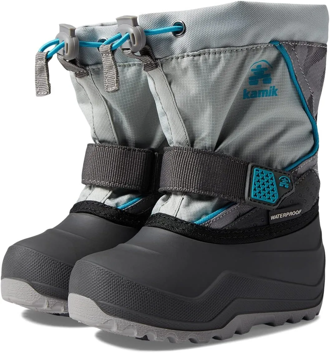 Kamik Girl's Snowfall P (Toddler/Little Kid/Big Kid) Gray 5 Big Kid M