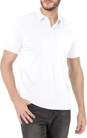 Kenneth Cole Men's 3-Button Slim Fit Knit Polo