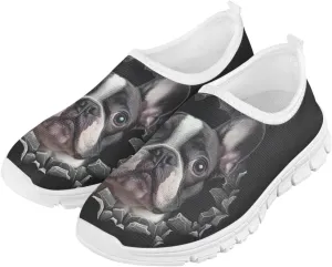 Kids Breathable Sneakers Cute Slip On Casual Shoes Boys Girls Fashion EVA Non Slip Shoes for Climbing Size 11-15 White Sole