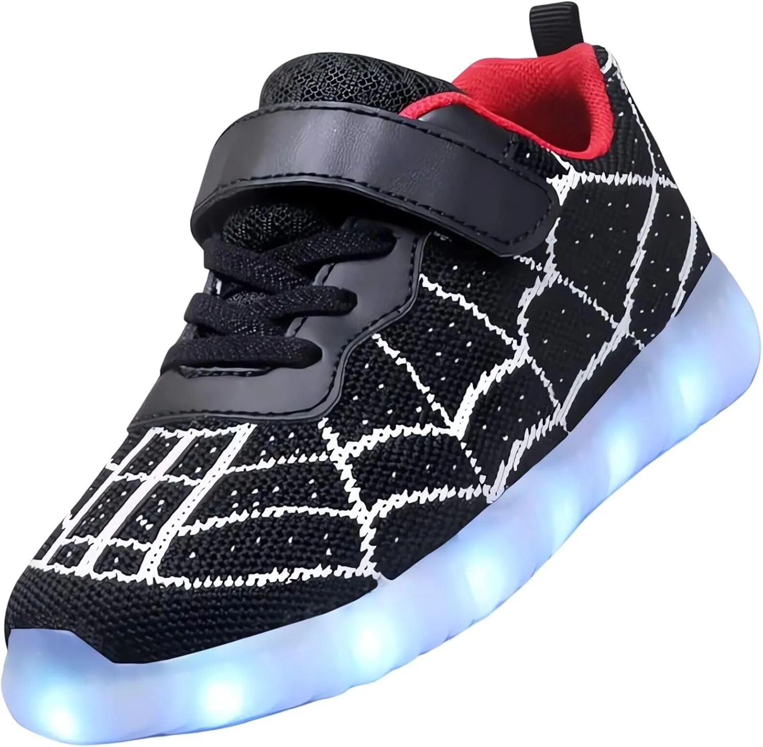 Kids LED Shoes Boys Girls Light Up Trainers Children USB Charging Flashing Sneakers Gift for Birthday Halloween Xmas