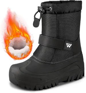 Kids Snow Boots Warm Waterproof Boys Winter Boot Non Slip Snow Shoes Outdoor Boys Girls Snow Boots