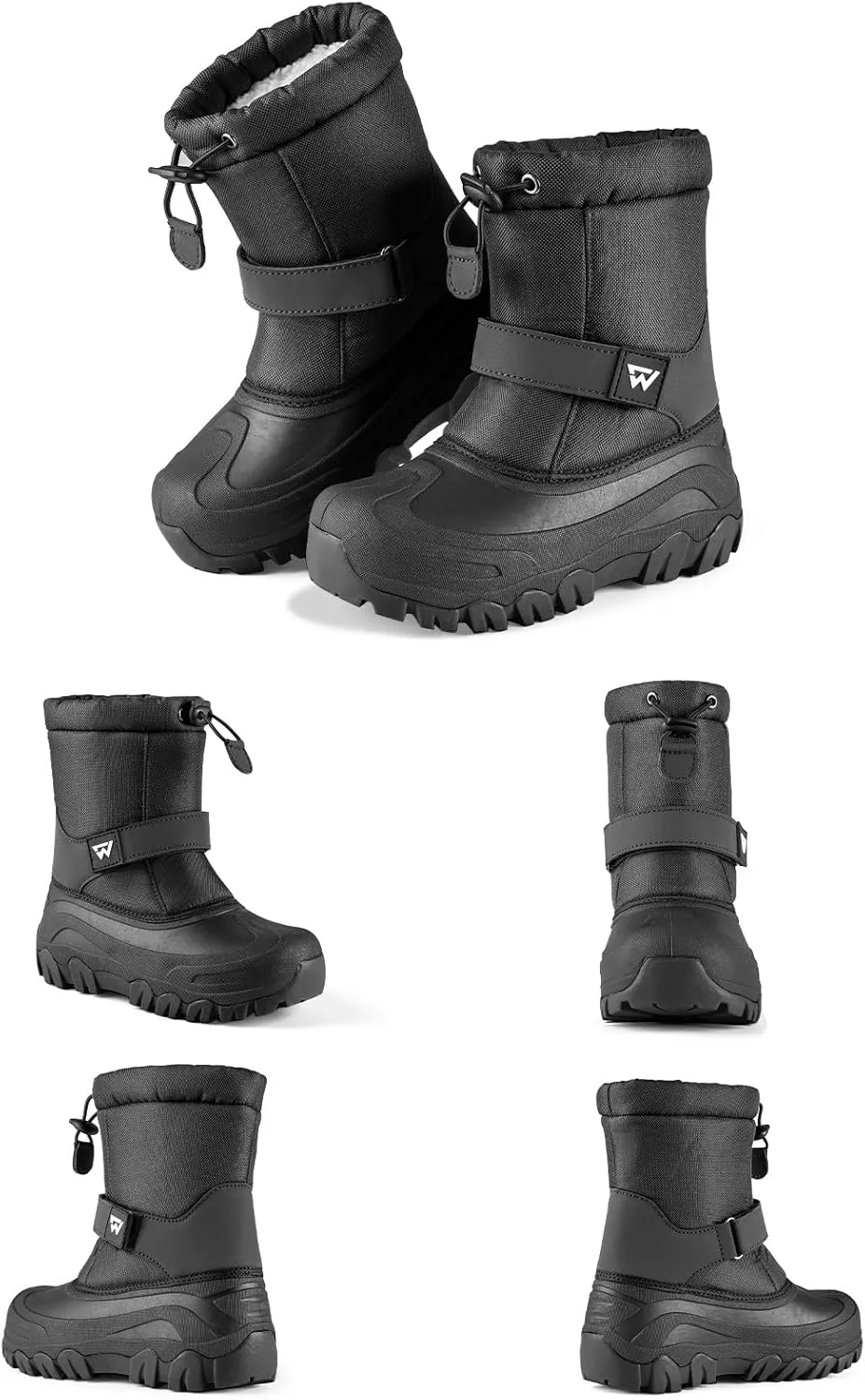Kids Snow Boots Warm Waterproof Boys Winter Boot Non Slip Snow Shoes Outdoor Boys Girls Snow Boots