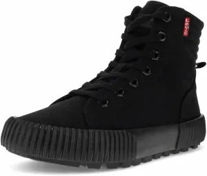 Levi's Women's Casual Sneaker, Black Mono, 10