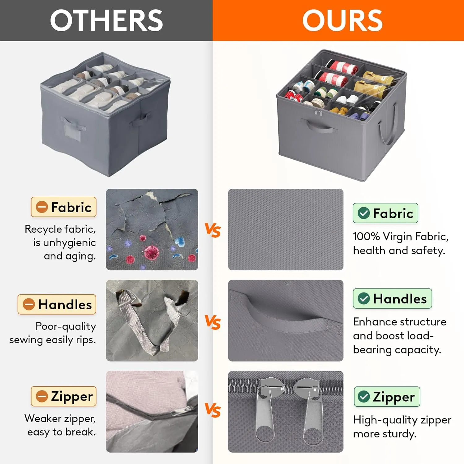 Lifewit Shoe Storage Organizer for Closet, Fits 12-16 Pairs, Large Shoe Box Storage Containers with Clear Cover and Reinforced Handles, Foldable Storage Bins Fits for Boots Heels Sneakers, 3 Pack Gray