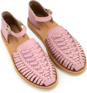 Macarena Collection Womens Shoes Leather Sandals Ankle for Women | Huarache Handmade Mexican Sandals Women | Comfortable & Stylish Womens Sandals 3050 Ankle Strap