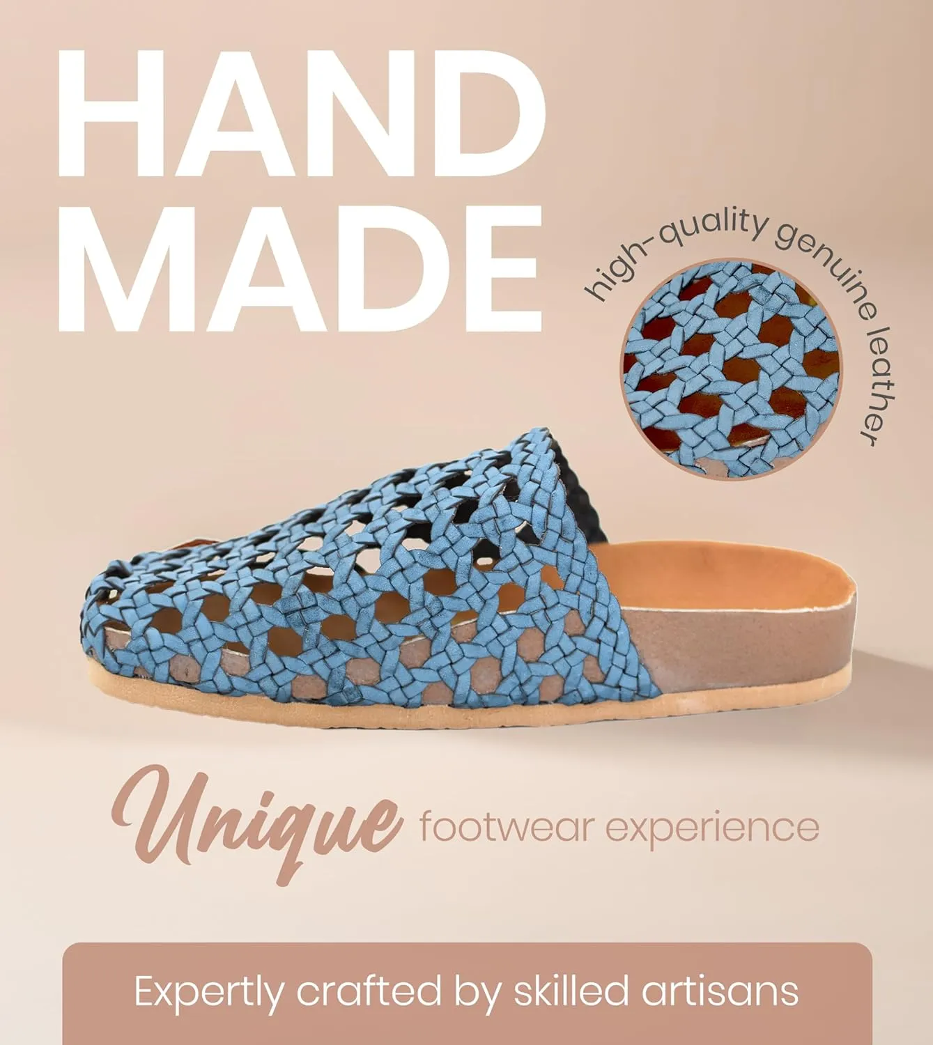 Macarena Collection Womens Shoes Leather Sandals for Women | Huarache Handmade Mexican Sandals Women | Comfortable & Stylish Womens Sandals 004