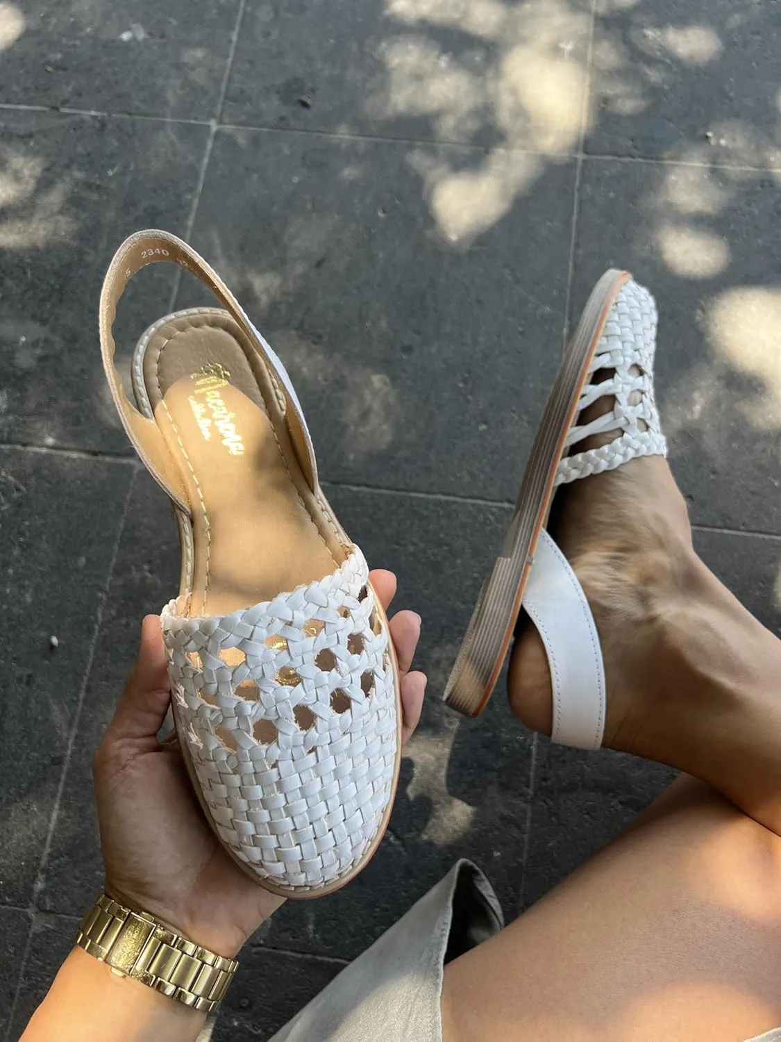 Macarena Collection Womens Shoes Leather Sandals for Women | Huarache Handmade Mexican Sandals Women | Comfortable & Stylish Womens Sandals 2340