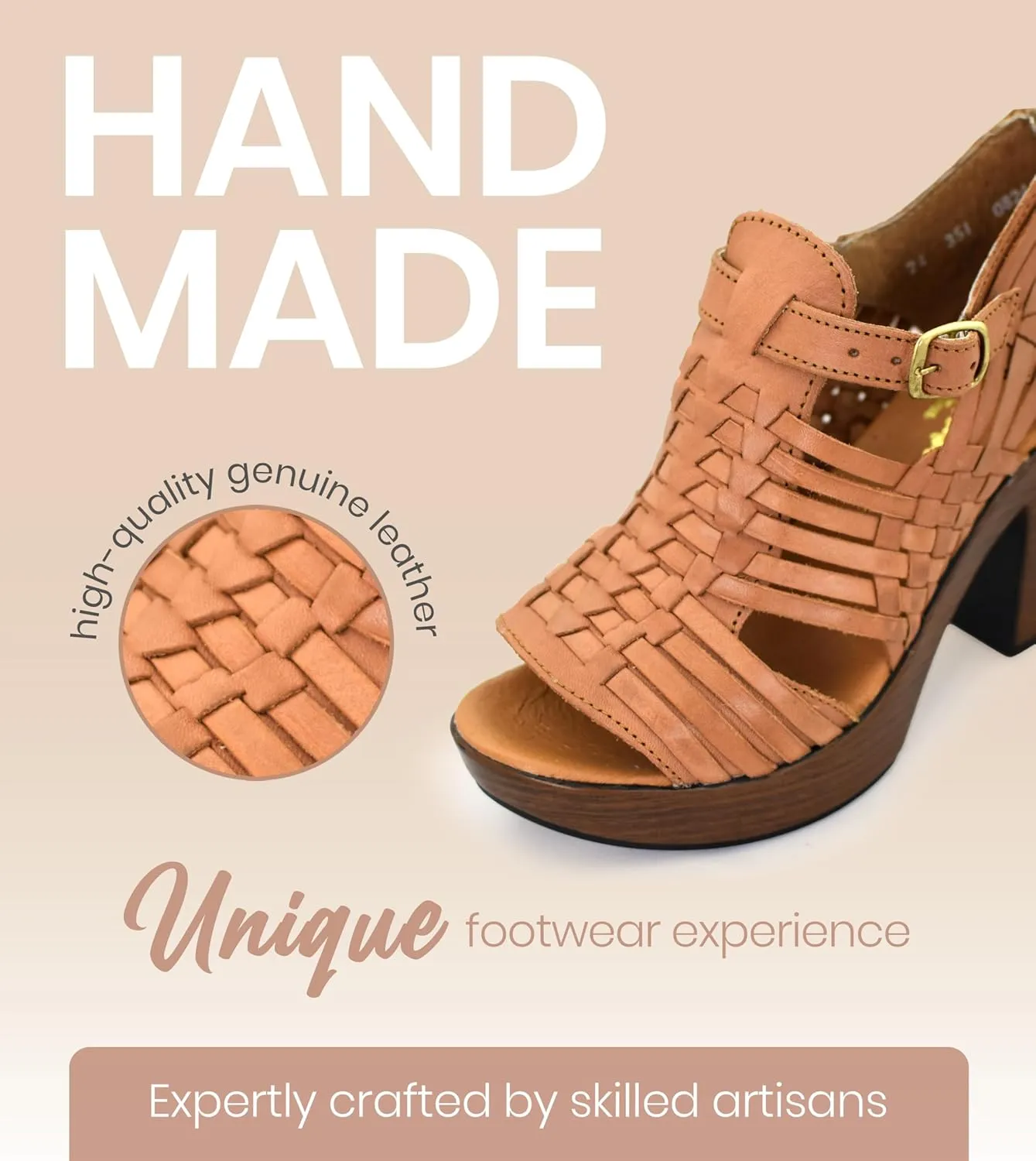 Macarena Collection Womens Shoes Leather Sandals for Women Huarache | Handmade Mexican Sandals Women | Comfortable & Stylish Womens Sandals 351 Multicolors