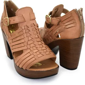 Macarena Collection Womens Shoes Leather Sandals for Women Huarache | Handmade Mexican Sandals Women | Comfortable & Stylish Womens Sandals 351 Multicolors