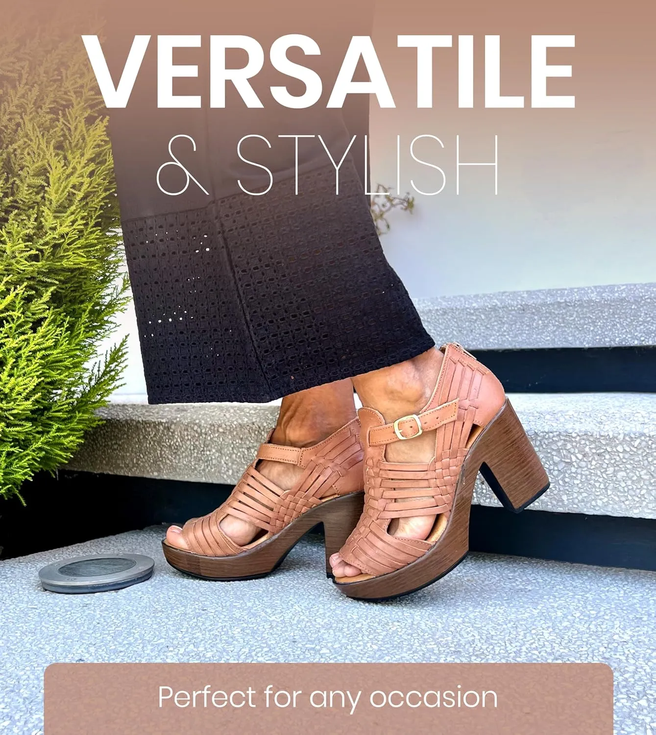 Macarena Collection Womens Shoes Leather Sandals for Women Huarache | Handmade Mexican Sandals Women | Comfortable & Stylish Womens Sandals 351 Multicolors