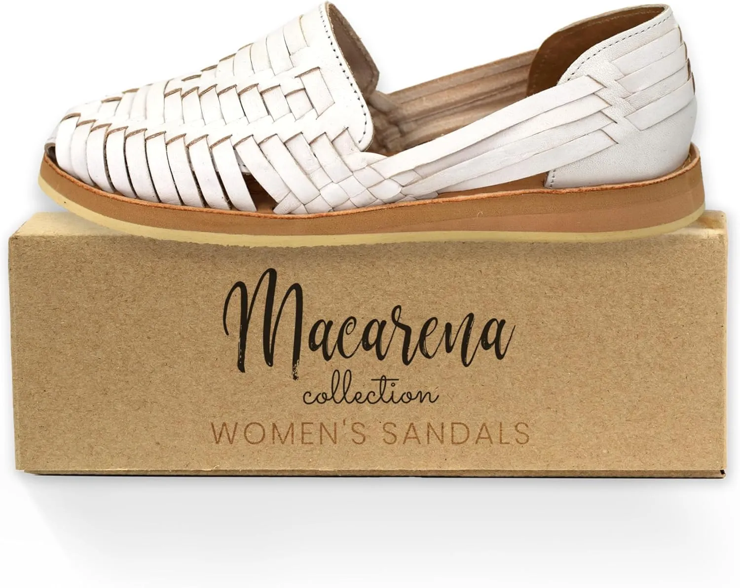 Macarena Collection Womens Shoes Leather Sandals for Women | Huarache Handmade Mexican Sandals Women | Comfortable & Stylish Womens Sandals 813 Style