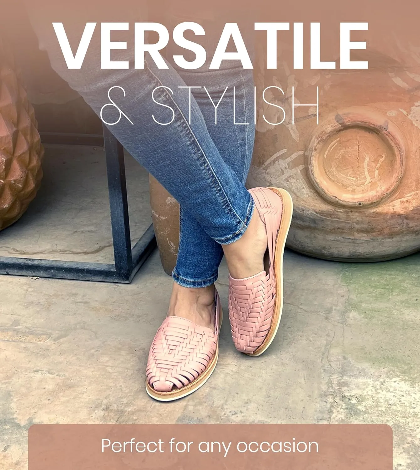 Macarena Collection Womens Shoes Leather Sandals for Women | Huarache Handmade Mexican Sandals Women | Comfortable & Stylish Womens Sandals 813 Style