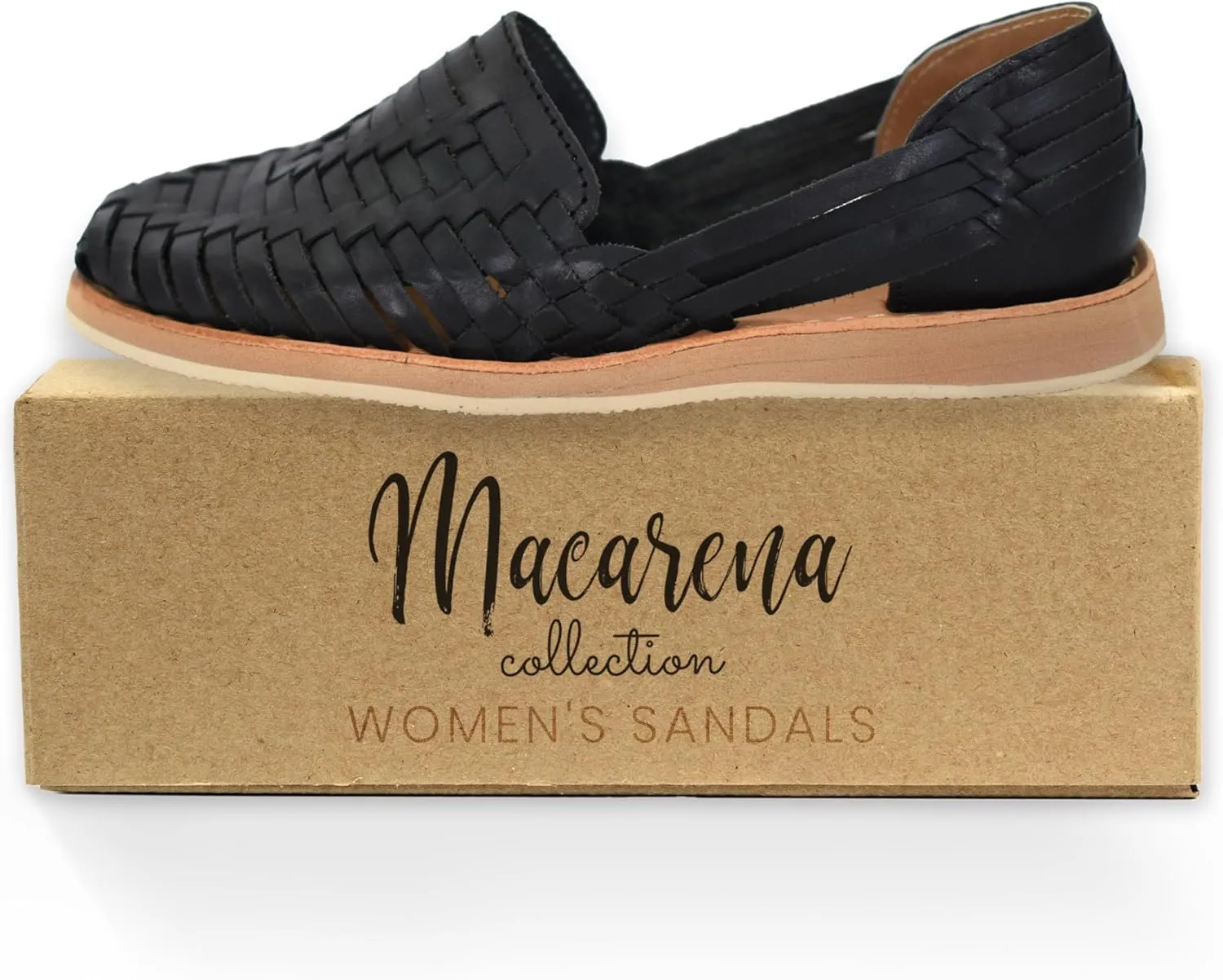 Macarena Collection Womens Shoes Leather Sandals for Women | Huarache Handmade Mexican Sandals Women | Comfortable & Stylish Womens Sandals 813 Style