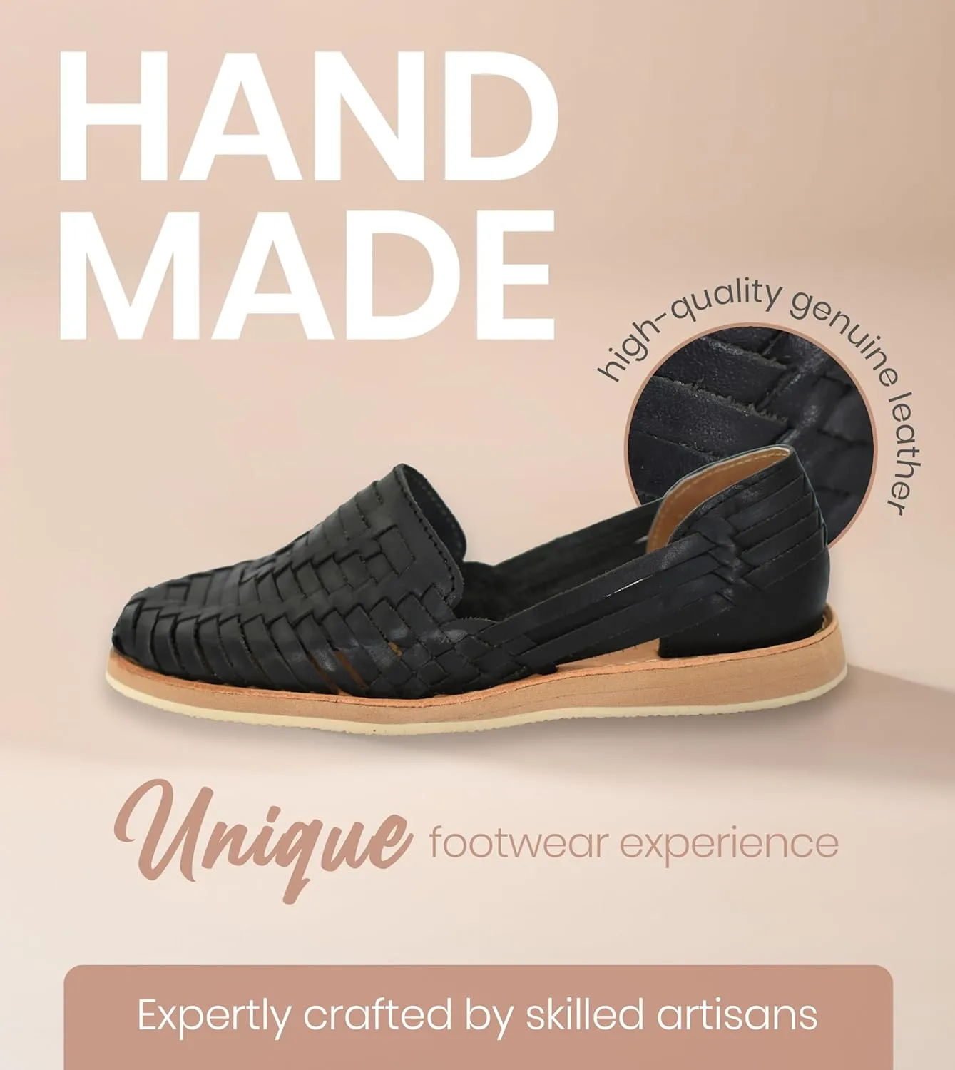 Macarena Collection Womens Shoes Leather Sandals for Women | Huarache Handmade Mexican Sandals Women | Comfortable & Stylish Womens Sandals 813 Style