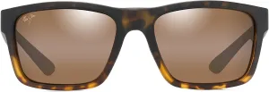 Maui Jim Men's and Women's The Flats Polarized Rectangular Sunglasses