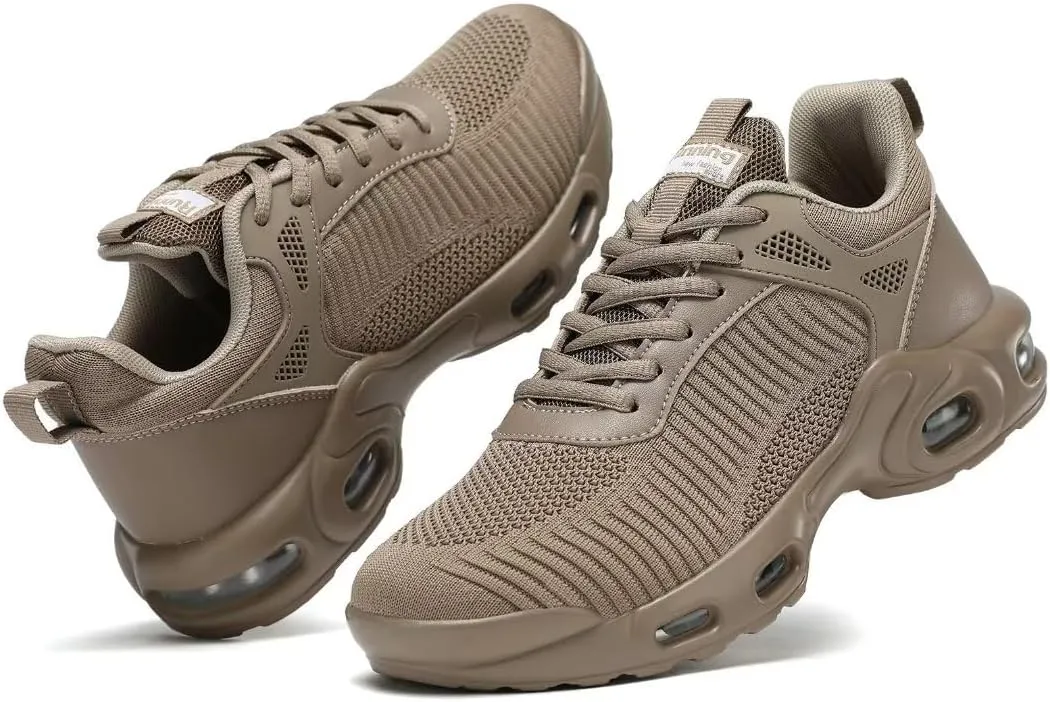 Men's Air Running Shoes Lightweight Breathable Walking Shoes Non Slip Fashion Sneakers Mesh Workout Casual Sports Shoes