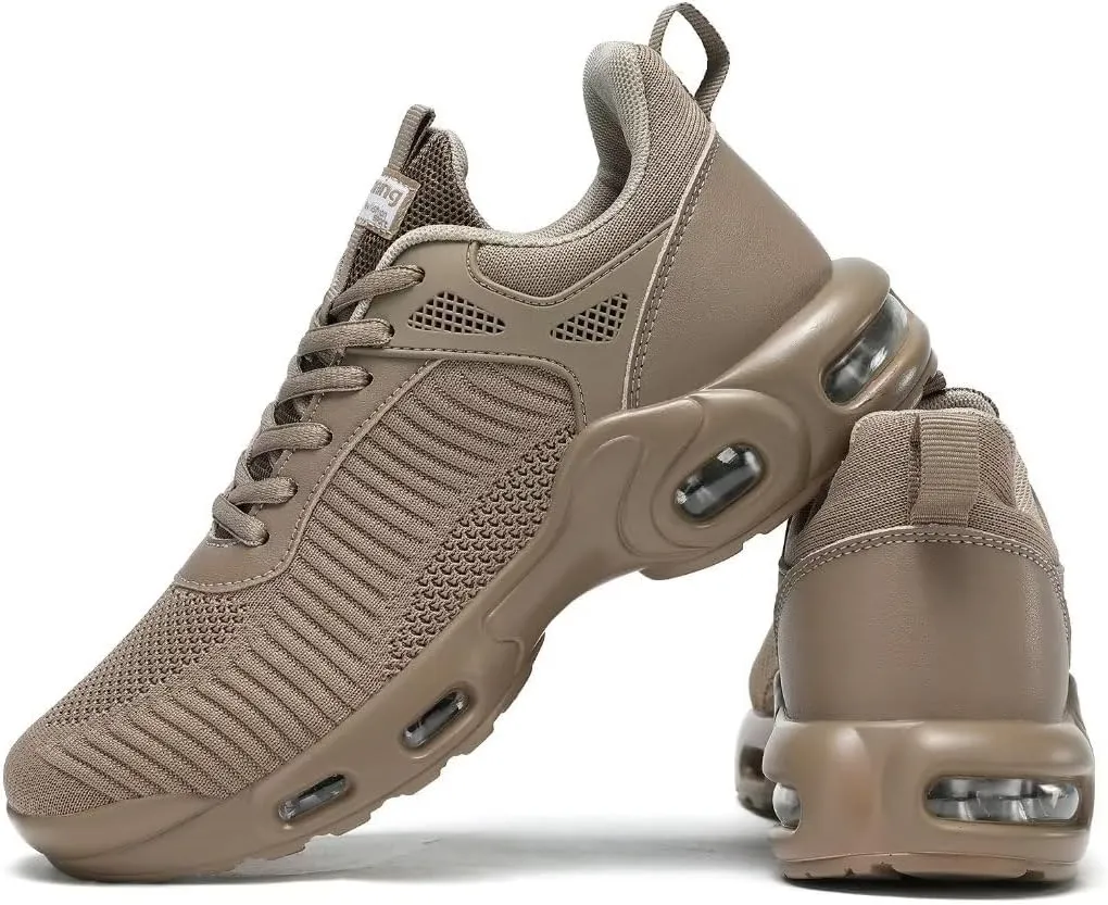 Men's Air Running Shoes Lightweight Breathable Walking Shoes Non Slip Fashion Sneakers Mesh Workout Casual Sports Shoes