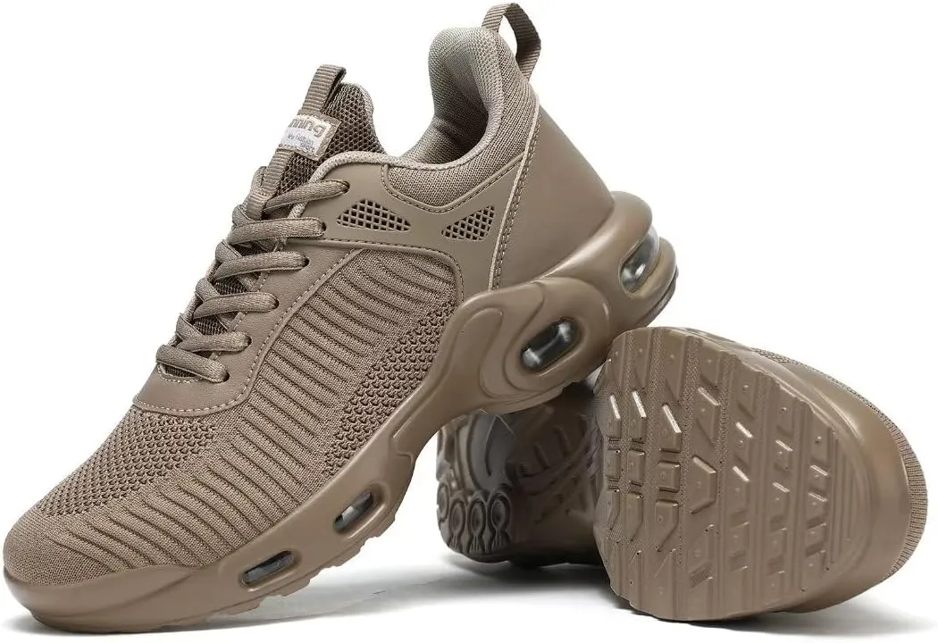 Men's Air Running Shoes Lightweight Breathable Walking Shoes Non Slip Fashion Sneakers Mesh Workout Casual Sports Shoes