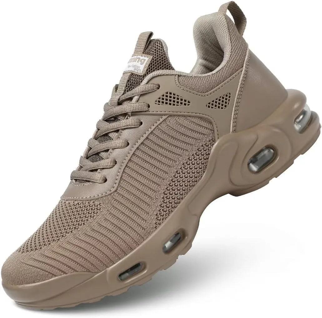 Men's Air Running Shoes Lightweight Breathable Walking Shoes Non Slip Fashion Sneakers Mesh Workout Casual Sports Shoes