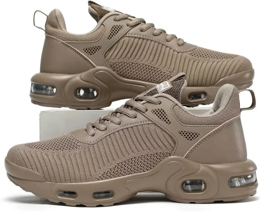 Men's Air Running Shoes Lightweight Breathable Walking Shoes Non Slip Fashion Sneakers Mesh Workout Casual Sports Shoes