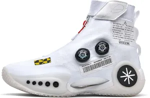 Mens and Womens High Top Buckle Closed Basketball Sneakers Comfortable Breathable Casual Walking Shoes High Elasticity Running Shoes Tennis Shoes Tennis Competition Shoes Non Slip High Jump Sneakers