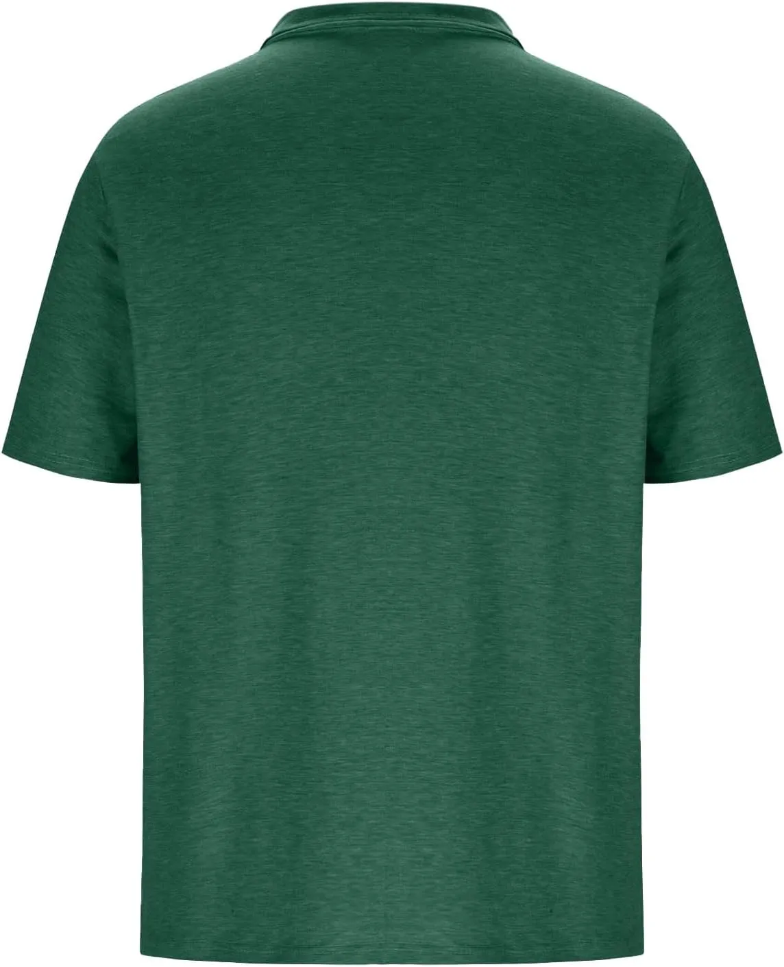 Men's Athletic Cotton Tops Short Sleeve Button Golf Polo Shirts Casual Moisture Wicking Collared T Shirts with Pocket