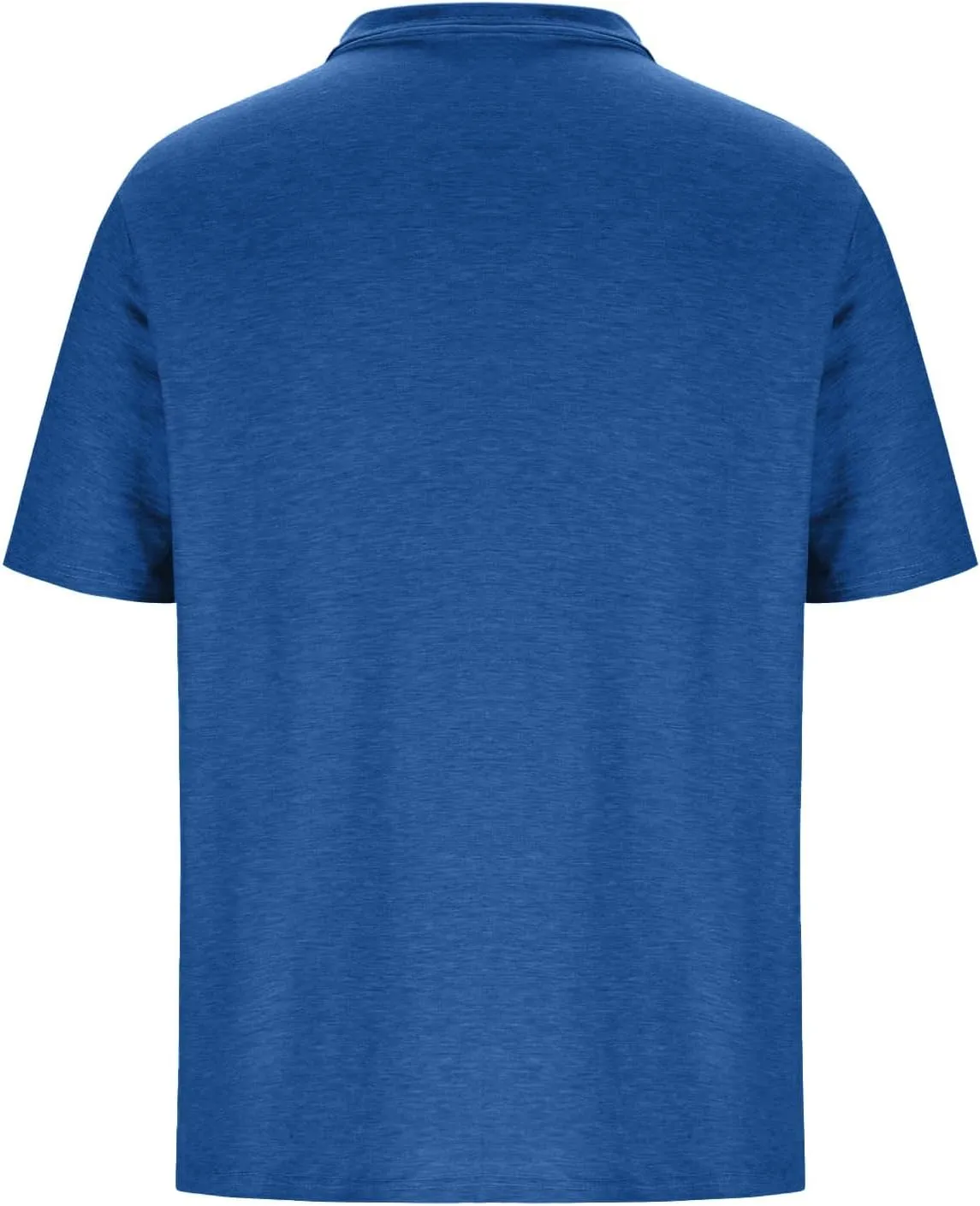 Men's Athletic Cotton Tops Short Sleeve Button Golf Polo Shirts Casual Moisture Wicking Collared T Shirts with Pocket