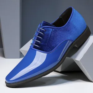 Men'S Breathable Slip-on Loafers - Casual Business Shoes, With A Glossy Upper And A Black Rubber Sole, Comfortable PU Lining For Casual Wear, 'S Driving Loafers | Exquisite Casual Shoes | Glossy Shoes, Formal Shoes