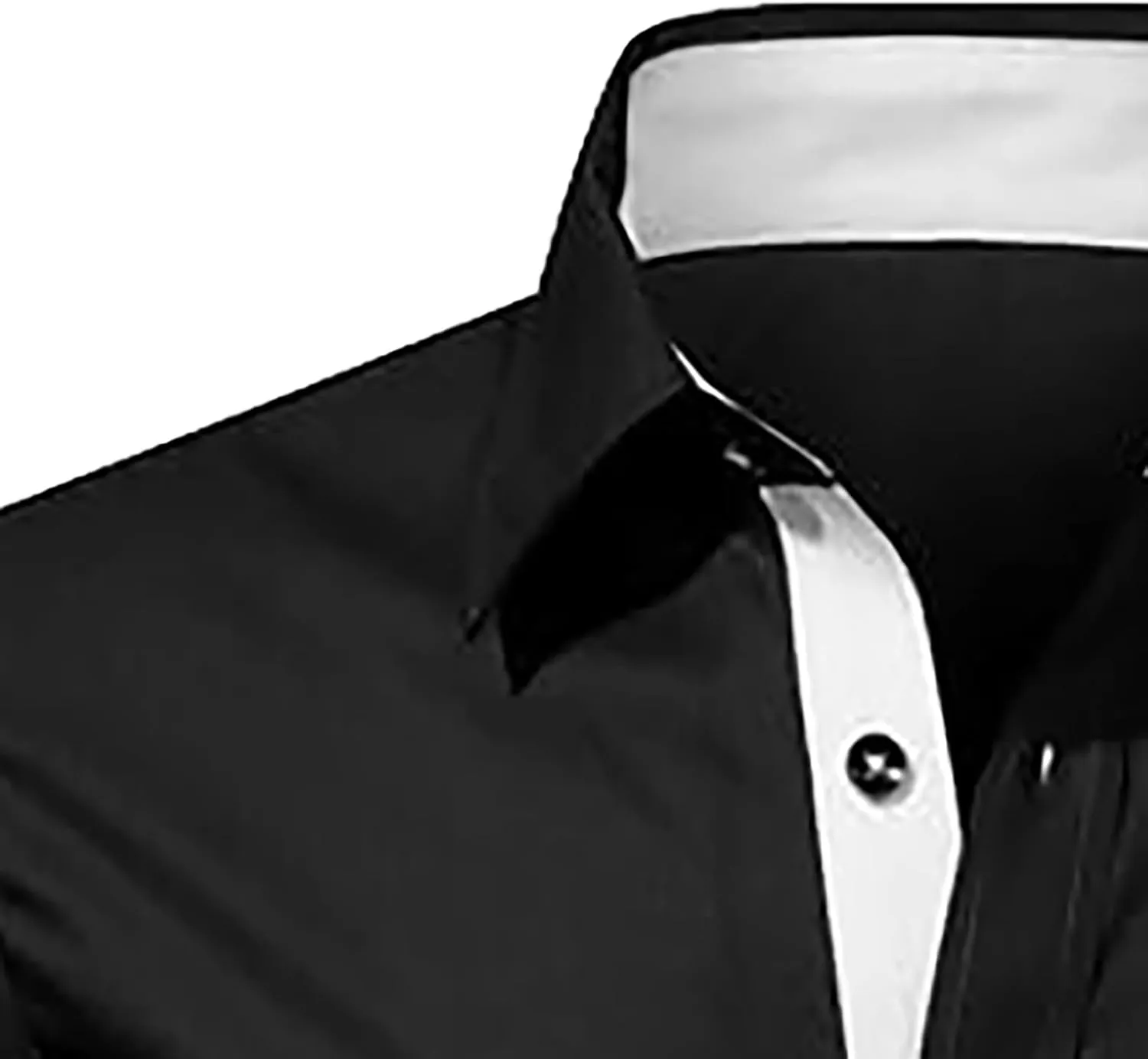 Mens Casual Button Down Shirts Wrinkle-Free Short Sleeve Business Dress Shirt Summer Fashion Collared Vacation Blouse