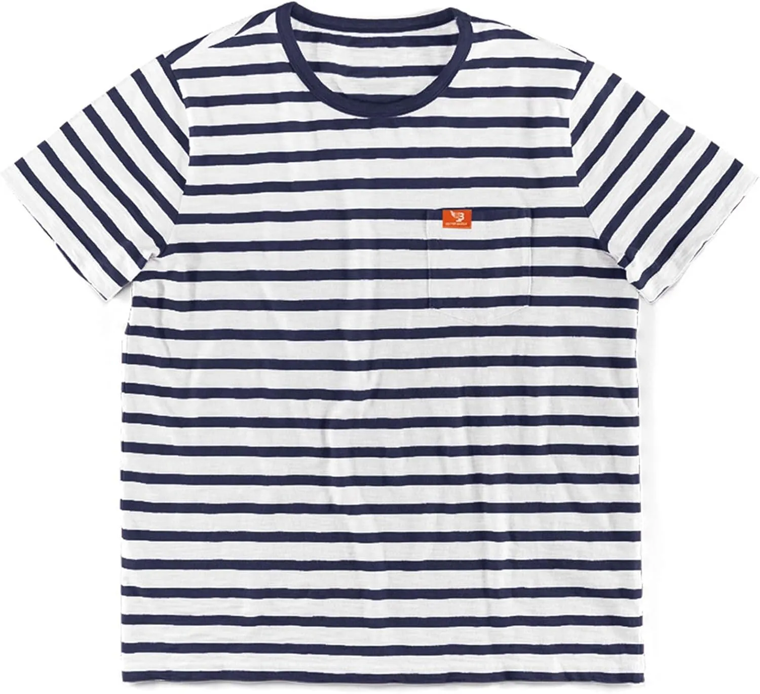 Men's Crew Neck Hipster T Shirt Short Sleeve Color Block Stripe Tee Top Casual Stylish Fitted Summer Beach T Shirts