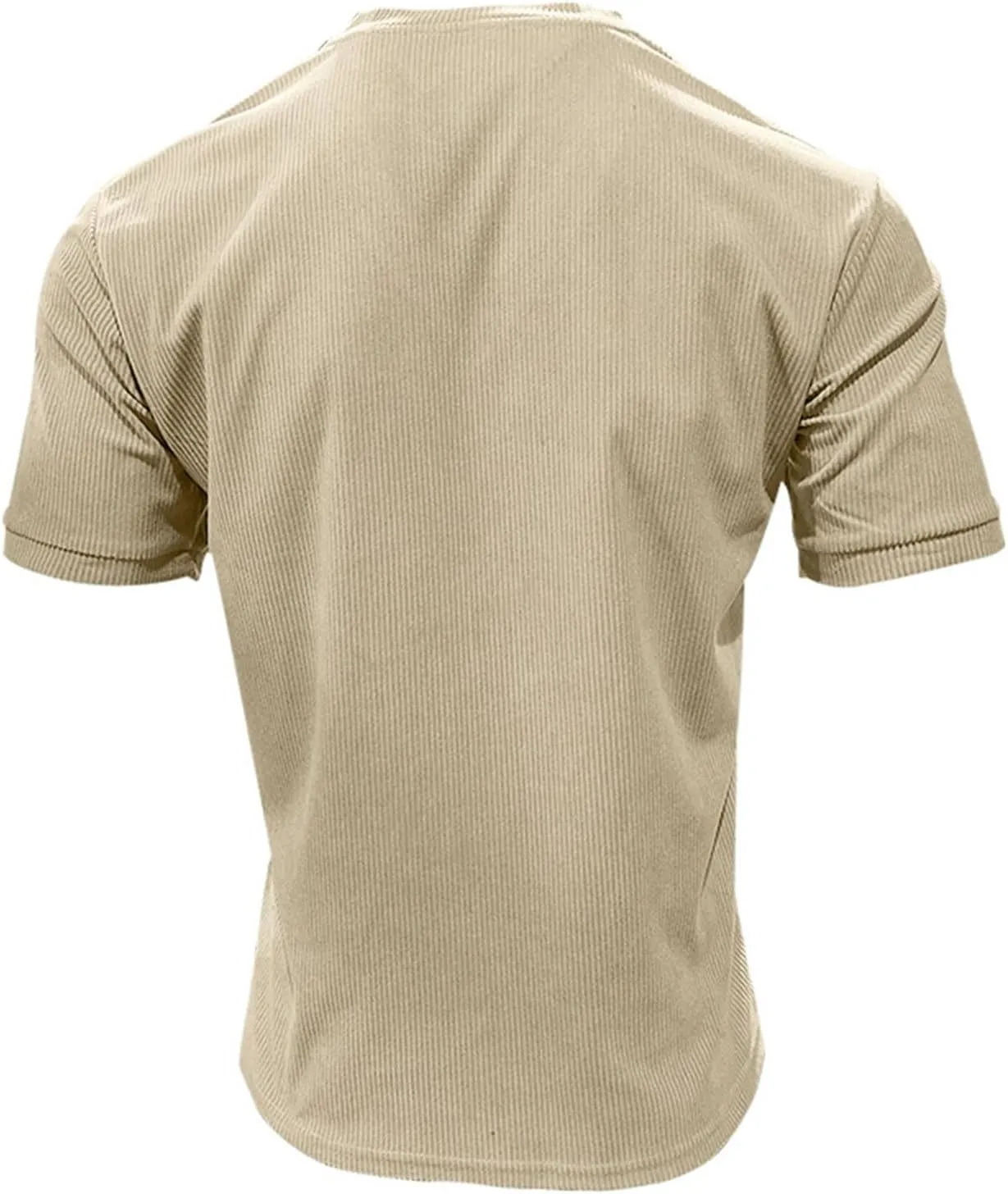 Men's Deep V Neck Muscle T Shirts Summer Ribbed Stretch Gym Workout Tee Shirt Casual Short Sleeve Low Cut Knit Tops