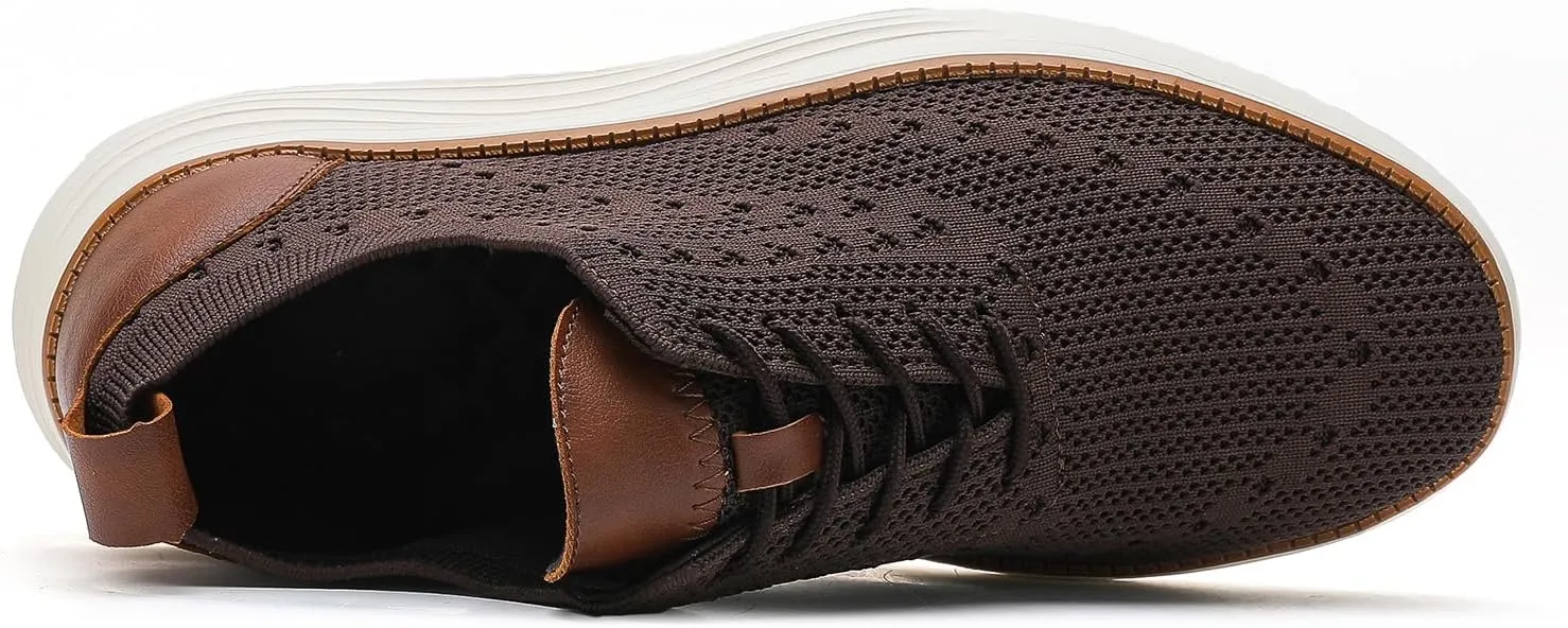 Men's Mesh Oxfords Sneakers Handmade Comfortable Casual Dress Business Slip On Lightweight Walking Shoes for men